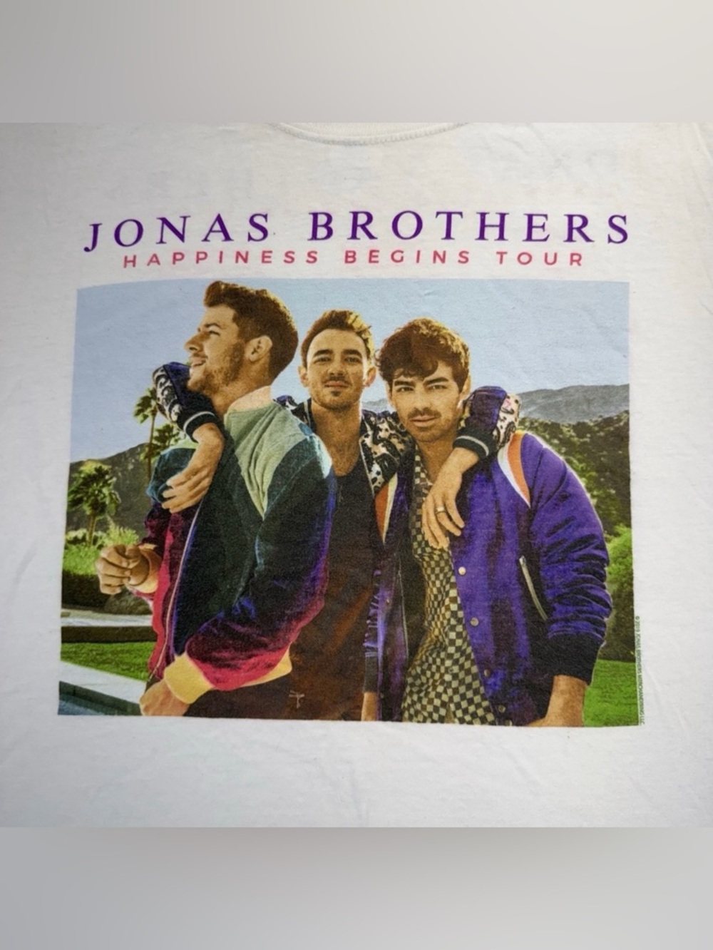 Jonas Brothers Happiness Begins Tour Tshirt 2019